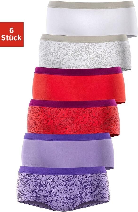 Petite fleur Hipster van elastisch katoen (6 stuks Set van 6) - Foto 3