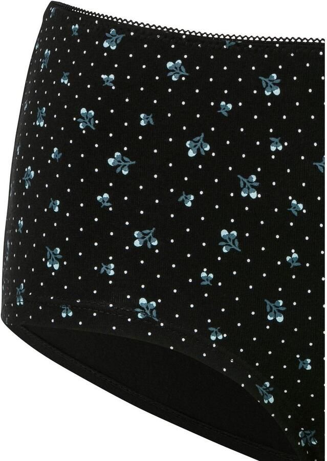 Petite fleur Hipster van elastisch katoen (Set van 6)