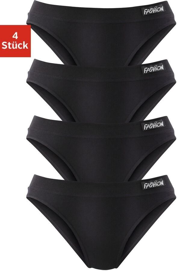 Petite fleur Jazz-hipsters van elastisch katoen (4 stuks Set van 4) - Foto 4