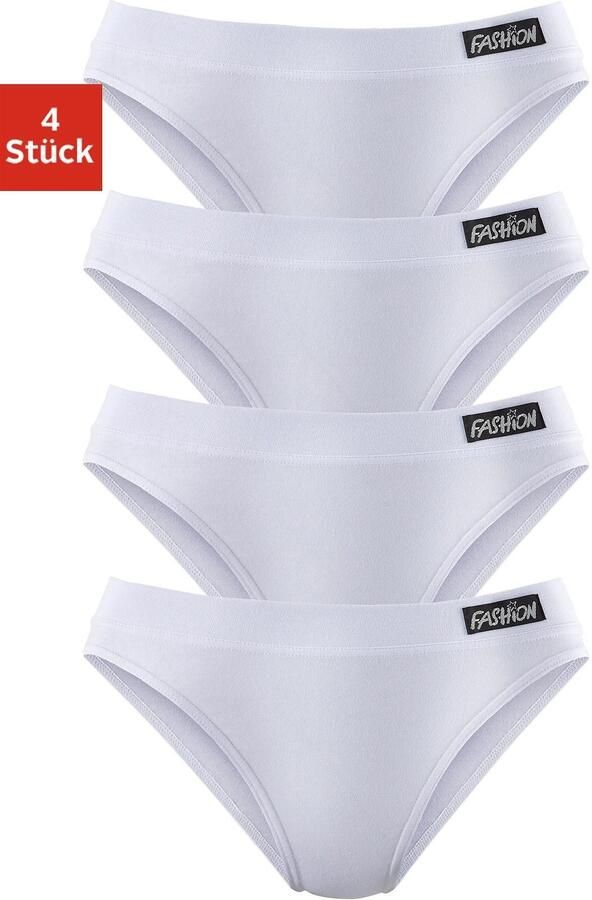 Petite fleur Jazz-hipsters van elastisch katoen (4 stuks Set van 4) - Foto 4