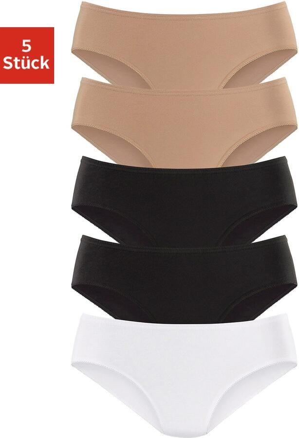 Petite fleur Jazz-hipsters van elastisch katoen (5 stuks Set van 5) - Foto 4