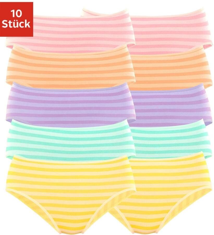 Petite fleur Jazz-hipsters van elastisch katoen (set 10 stuks 10 stuks) - Foto 4