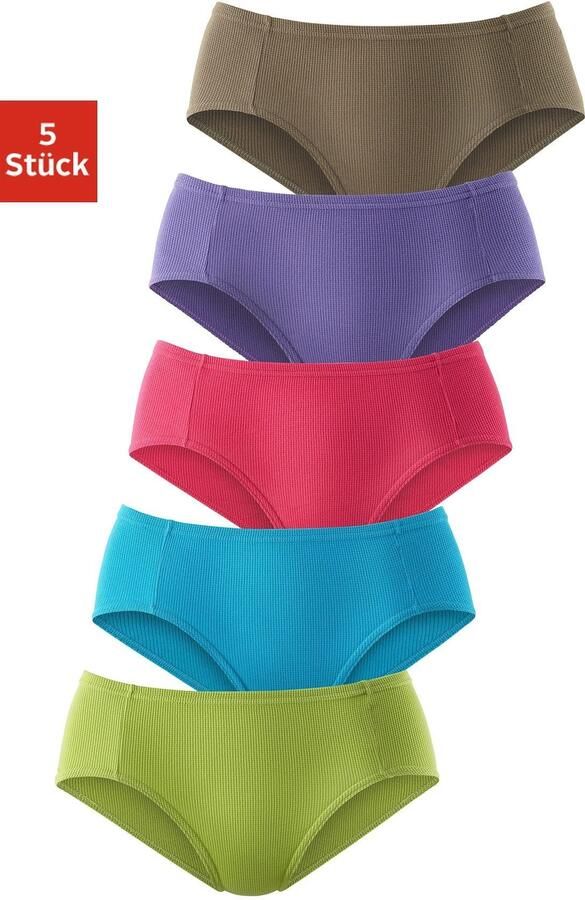 Petite fleur Jazz-hipsters zachte piquékwaliteit (Set van 5) - Foto 4