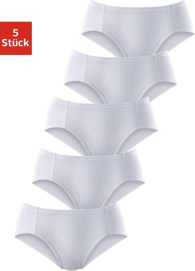 Petite fleur Jazz-hipsters zachte piquékwaliteit (Set van 5) - Foto 4