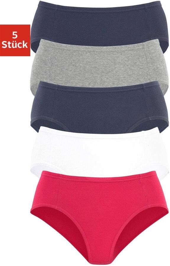 Petite fleur Jazz-hipsters zachte piquékwaliteit (Set van 5) - Foto 4