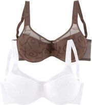 Petite fleur Minimizer-bh met beugel en mooi borduursel (Set van 2) - Thumbnail 7