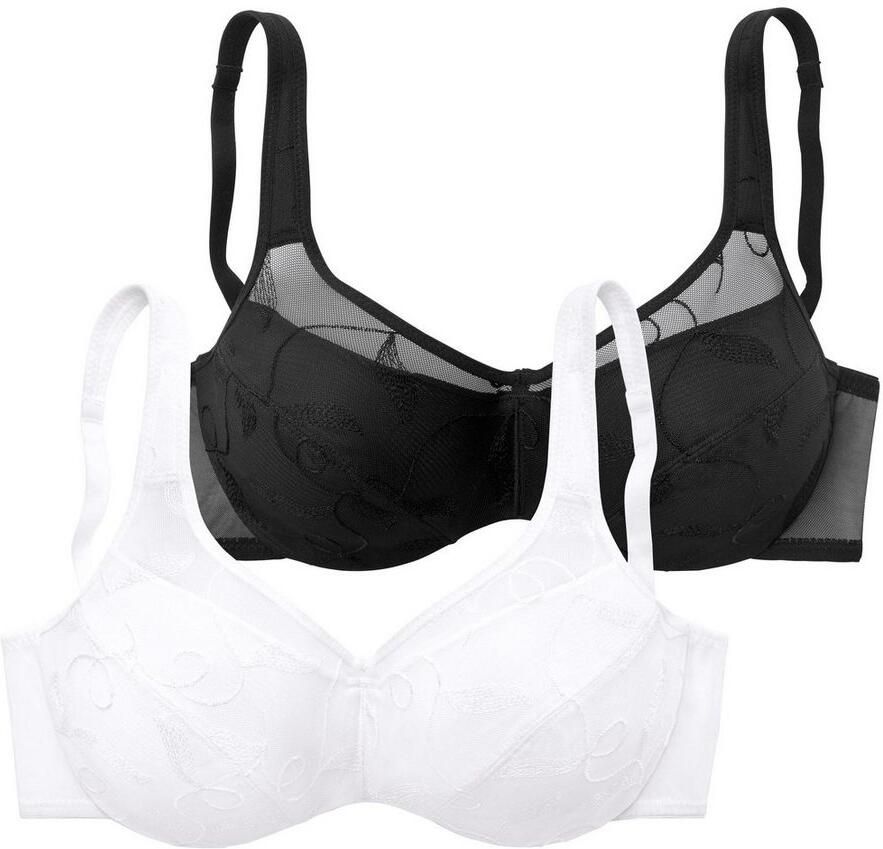 Petite fleur Minimizer-bh met beugel en mooi borduursel (Set van 2) - Foto 6