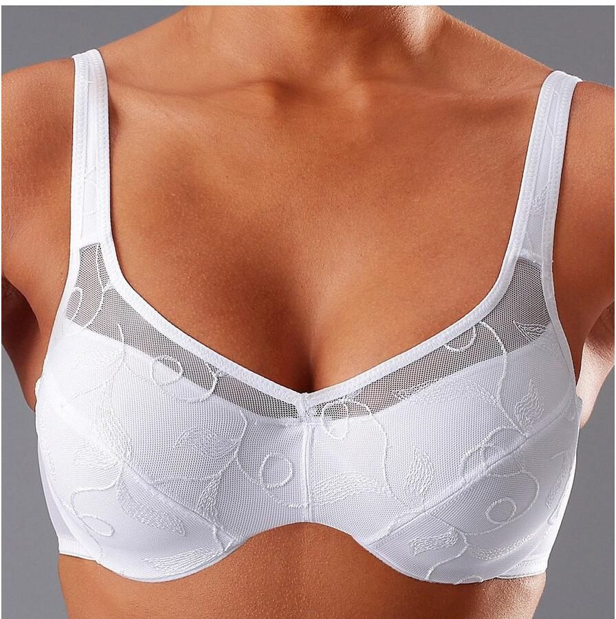 Petite fleur Minimizer-bh met beugel en mooi borduursel (Set van 2)