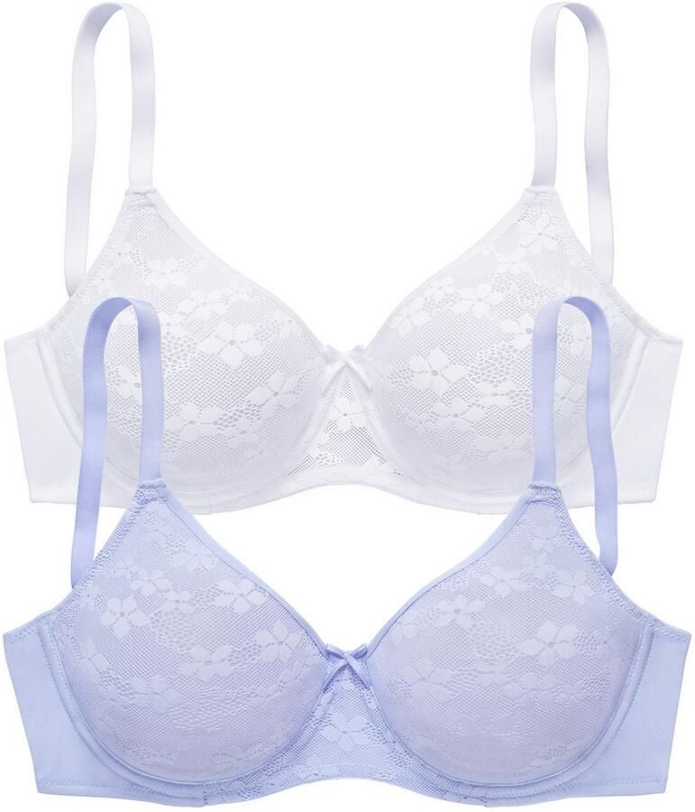 Petite fleur Minimizer-bh met beugel in aantrekkelijke dubbele verpakking (Set van 2) - Foto 2