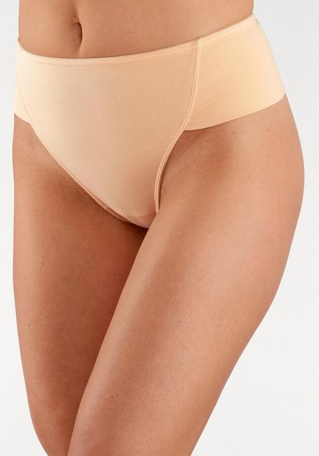 Petite fleur Modellerende string Bodyforming slip van elastische katoen (3 stuks) - Foto 2