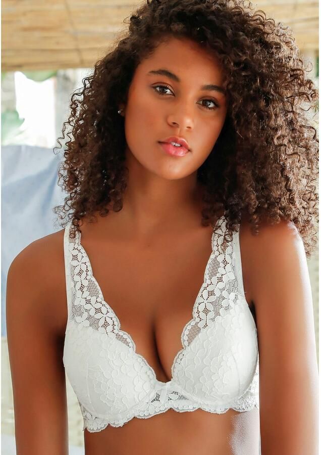 Petite fleur Push-up-bh in high apex-belijning dessous (Set van 2) - Foto 7