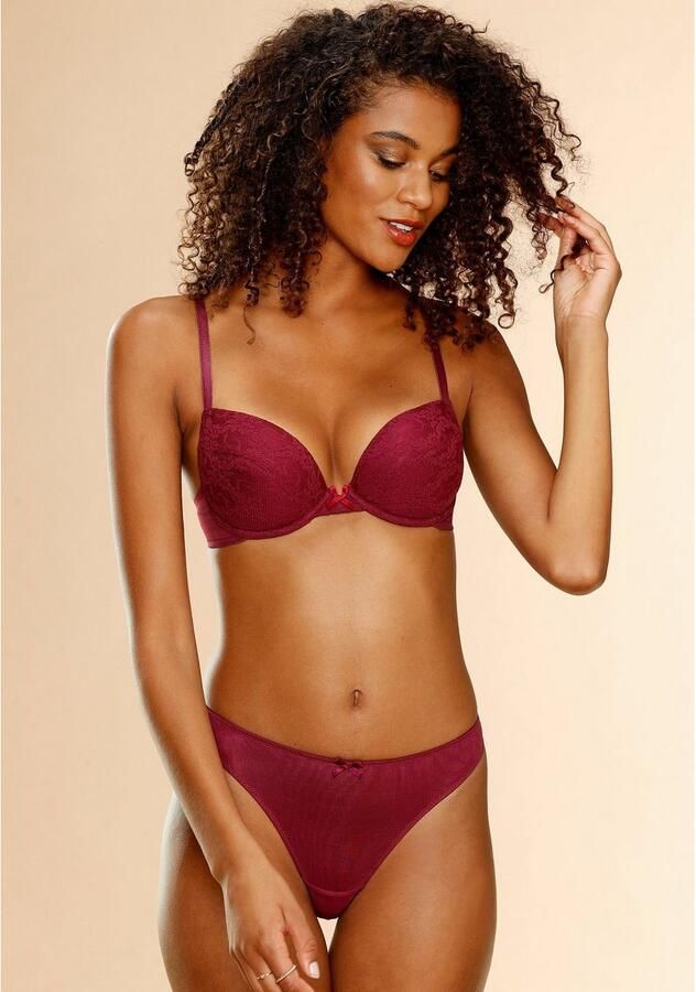 Petite fleur Push-up-bh met beugel en uitneembare vullingen dessous (Set van 3) - Foto 4