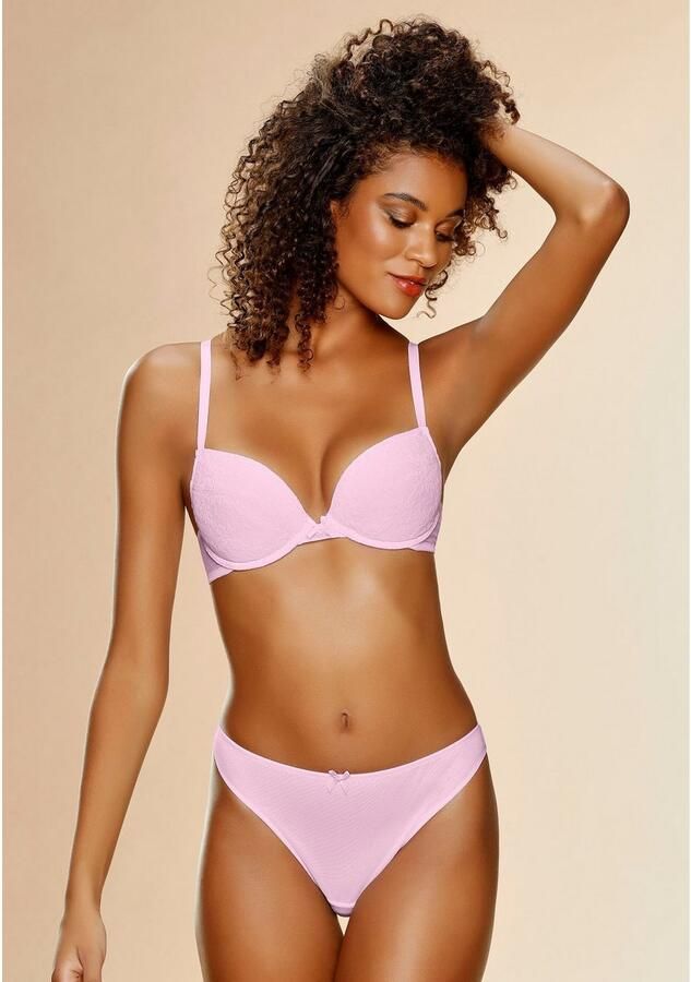 Petite fleur Push-up-bh met beugel en uitneembare vullingen dessous (Set van 3) - Foto 3
