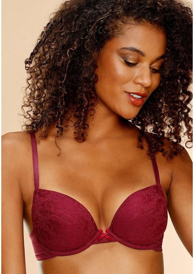 Petite fleur Push-up-bh met beugel en uitneembare vullingen dessous (Set van 3) - Foto 2