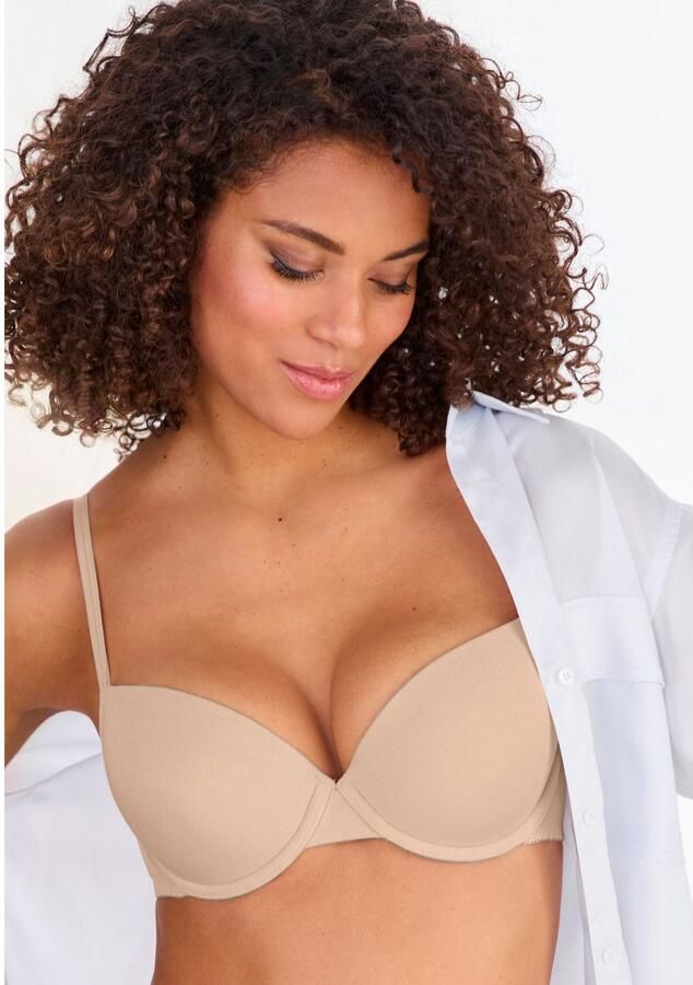 Petite fleur Push-up-bh met beugel met uitneembare vullingen (Set van 2) - Foto 6