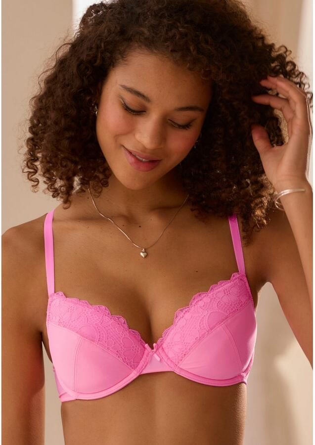 Petite fleur Push-up-bh push-up-bh met beugel in aantrekkelijke multipack lingerie (3-delig Set van 3) - Foto 5