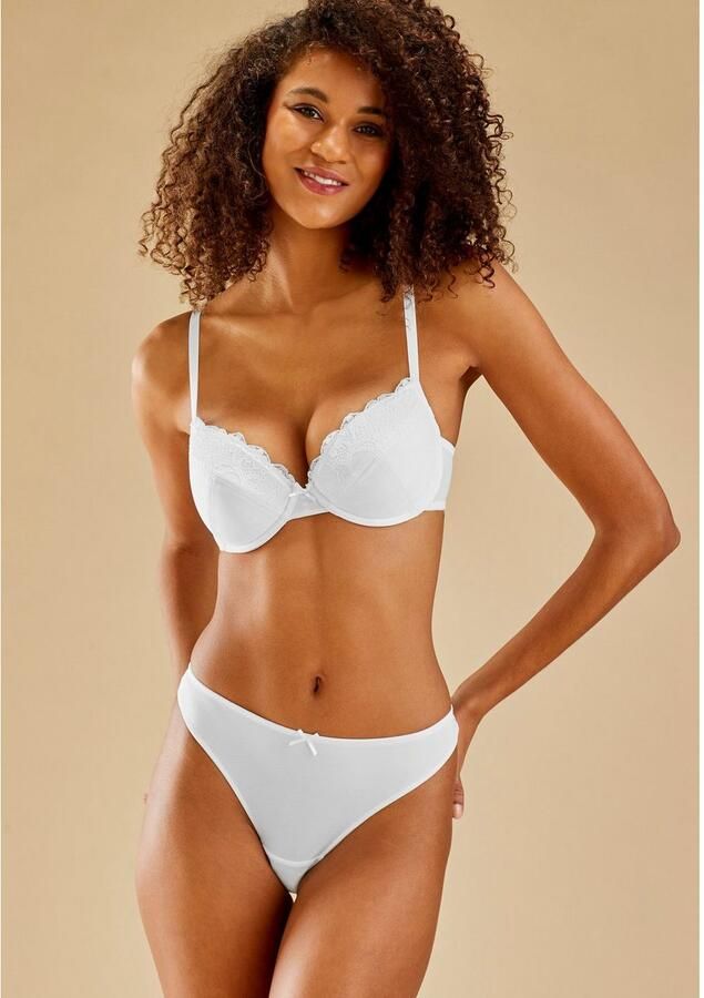 Petite fleur Push-up-bh push-up-bh met beugel in aantrekkelijke multipack lingerie (3-delig Set van 3) - Foto 8