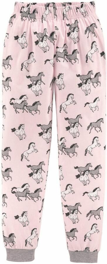 Petite fleur Pyjama in lange vorm met paardenprint (2-delig 1 stuk) - Foto 5