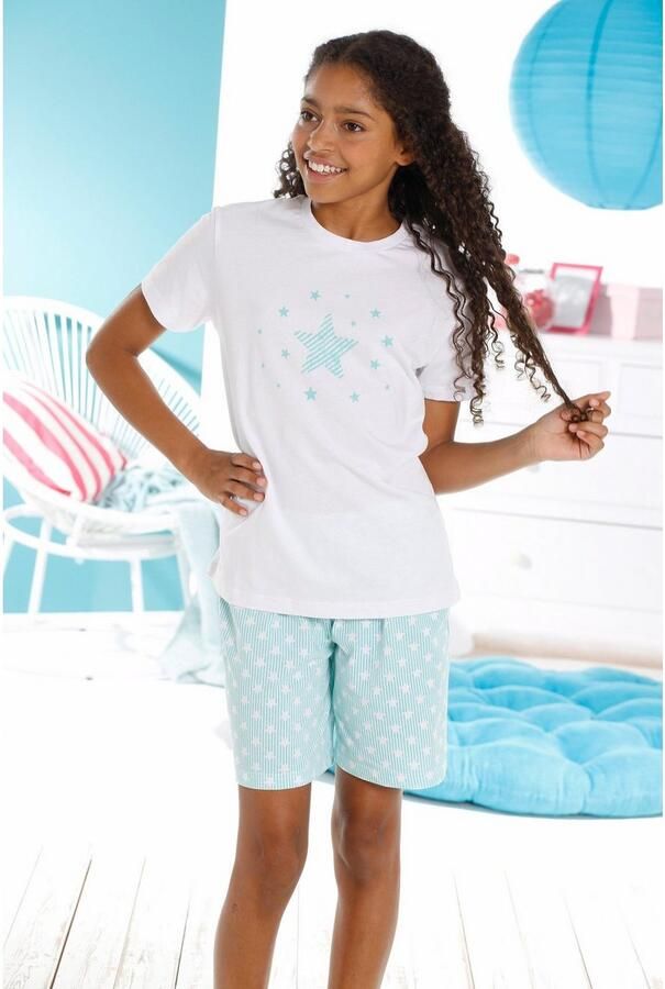 Petite fleur Pyjama met leuke sterrenprint (4-delig Set van 2) - Foto 4