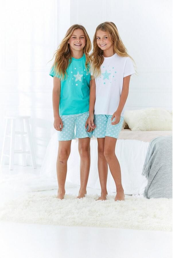 Petite fleur Pyjama met leuke sterrenprint (4-delig Set van 2) - Foto 5