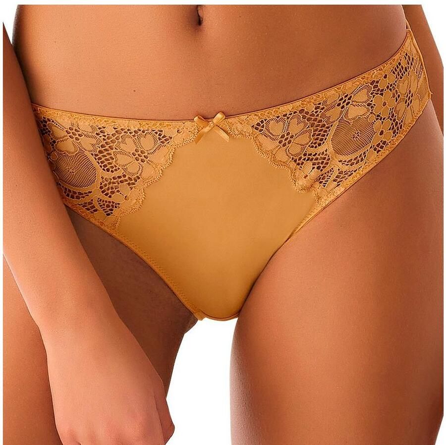 Petite fleur Slip met iets transparante jacquard-kant aan beide kanten opzij (3 stuks)