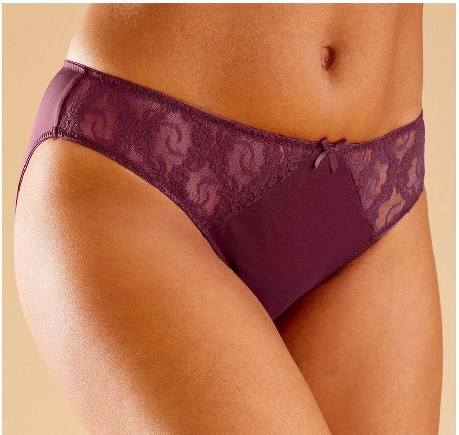 Petite fleur Slip met leuke kanten inzetten (3 stuks) - Foto 3