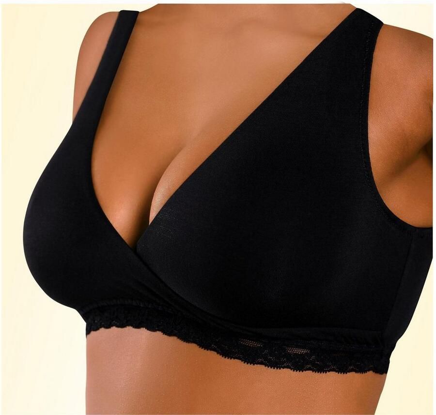 Petite fleur Soft-bh zonder beugel ook als slaap-bh of voedings-bh geschikt (Set van 2)