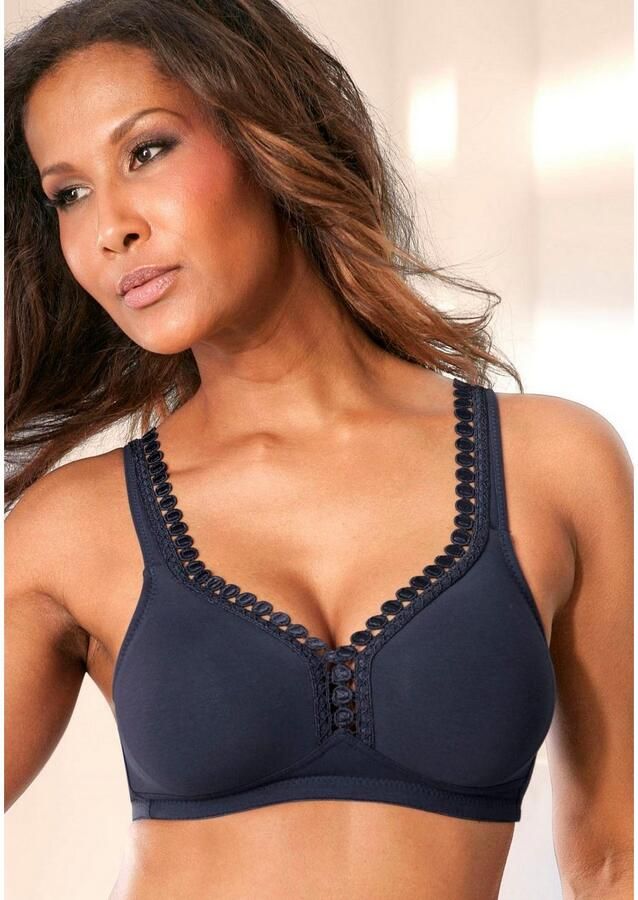 Petite fleur Soft-bh zonder beugels met decoratieve sierrand (Set van 2) - Foto 5