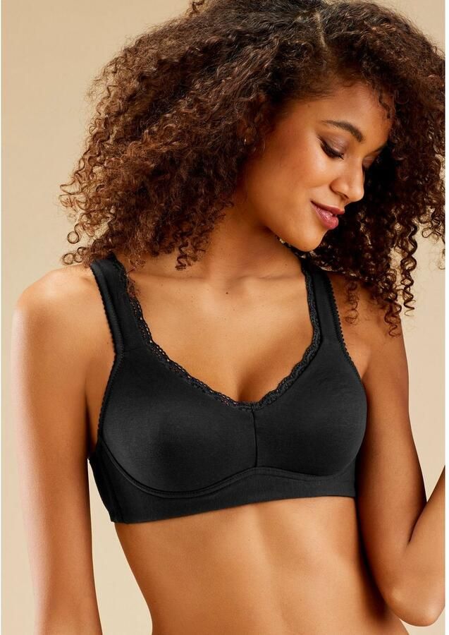 Petite fleur Soft-bh zonder beugels met kanten randjes (Set van 2) - Foto 7