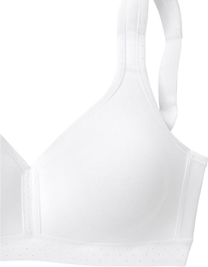 Petite fleur Soft-bh zonder beugels van zacht katoen (Set van 2) - Foto 4