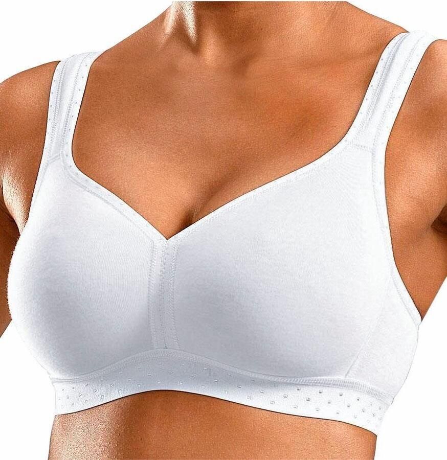 Petite fleur Soft-bh zonder beugels van zacht katoen (Set van 2)