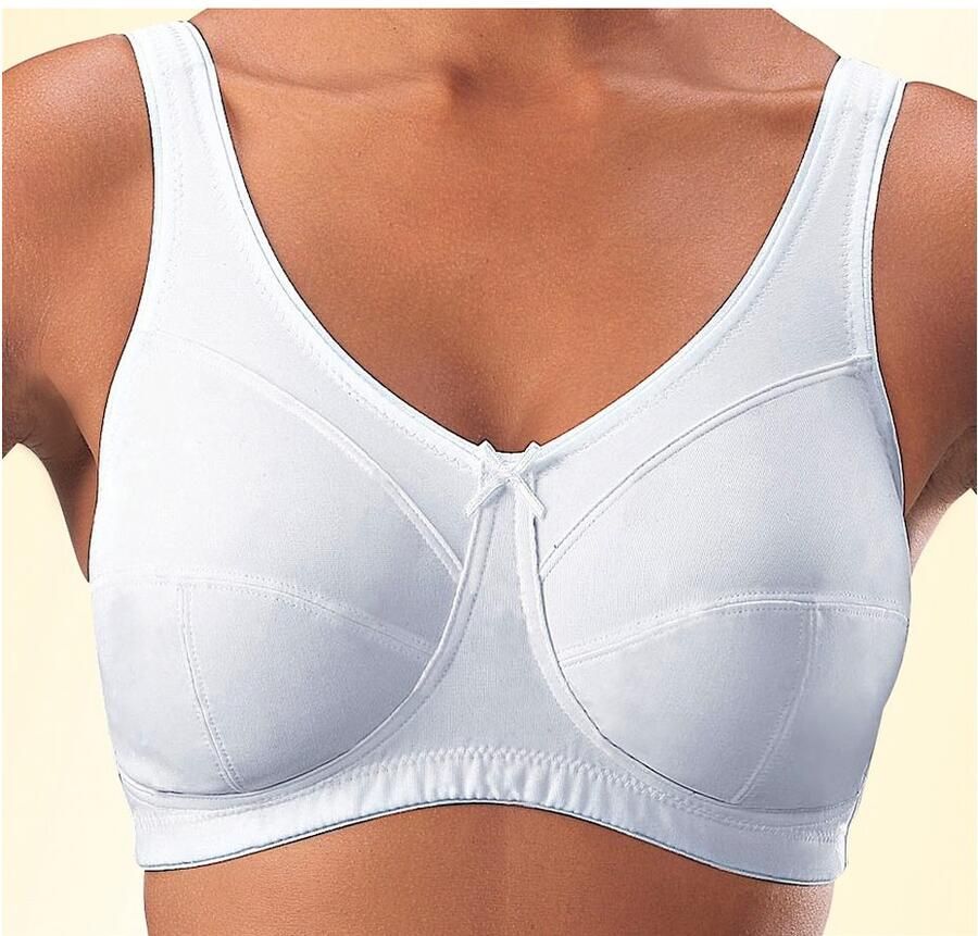 Petite fleur Steun-bh zonder beugels met bredere bandjes (Set van 2)