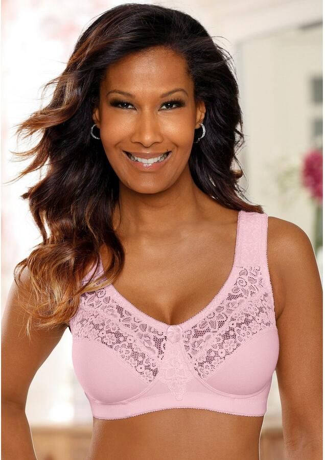 Petite fleur Steun-bh zonder beugels met elegante kant basic dessous (Set van 2) - Foto 5