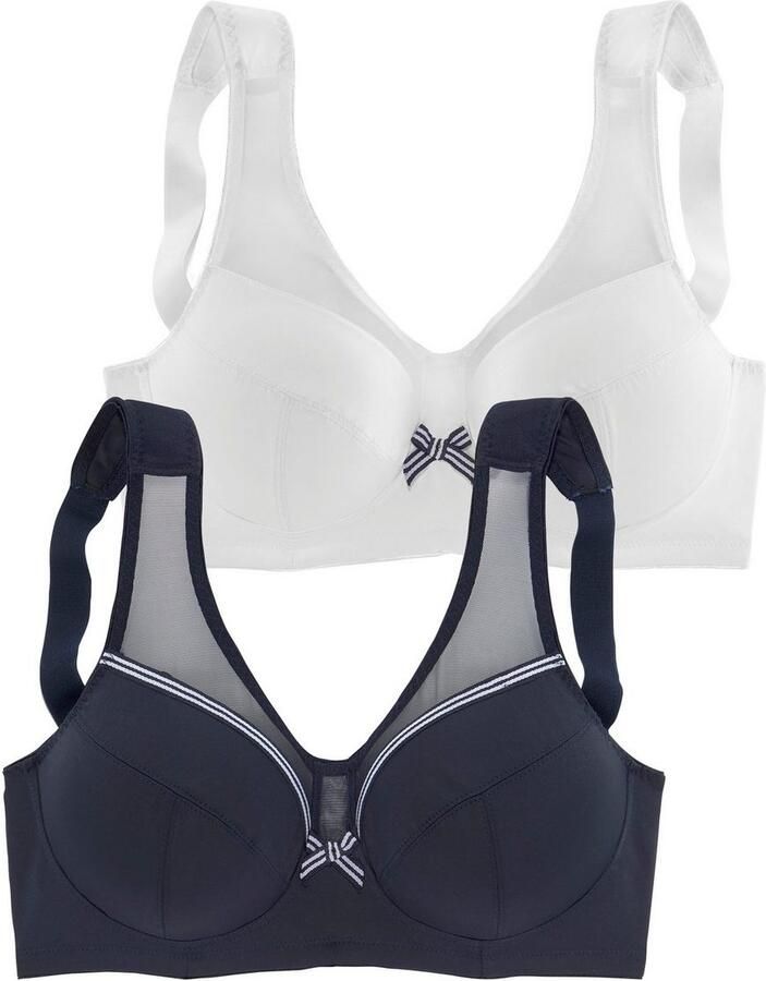 Petite fleur Steun-bh zonder beugels (Set van 2) - Foto 2