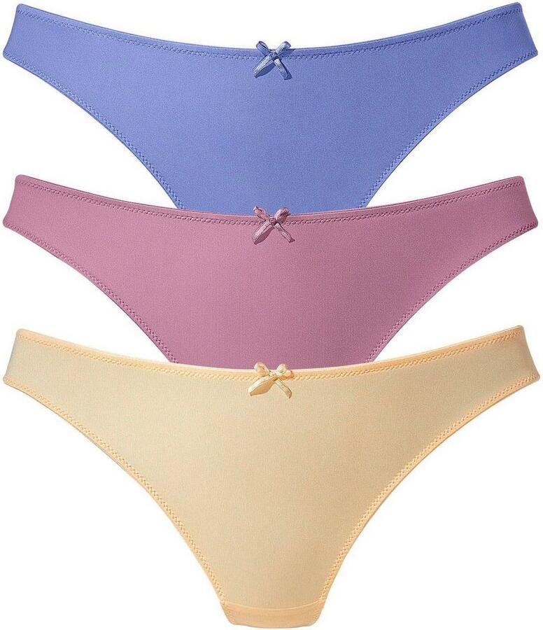 Petite fleur String achter geheel van fijne jacquard-kant (3 stuks) - Foto 4