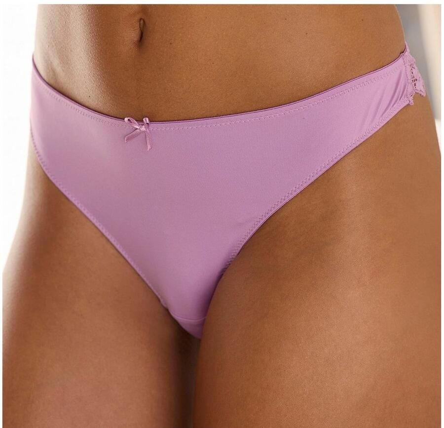 Petite fleur String achter geheel van fijne jacquard-kant (3 stuks) - Foto 2