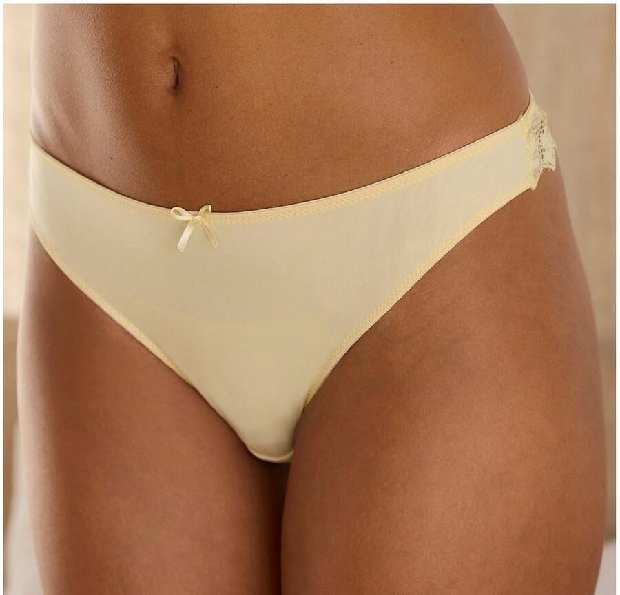 Petite fleur String achter geheel van fijne jacquard-kant (3 stuks) - Foto 3