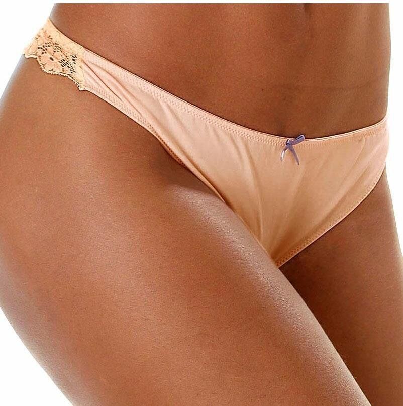 Petite fleur String achter geheel van fijne jacquard-kant (3 stuks) - Foto 4