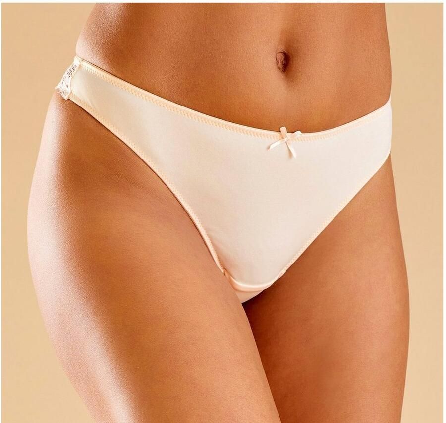 Petite fleur String achter geheel van fijne jacquard-kant (3 stuks) - Foto 2