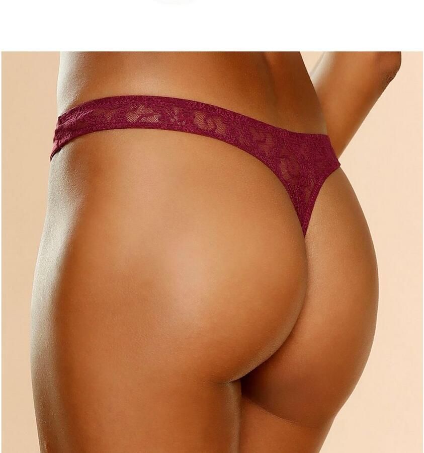 Petite fleur String met kant achter (3 stuks) - Foto 5