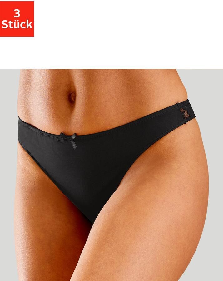 Petite fleur String met kant achter (3 stuks) - Foto 6