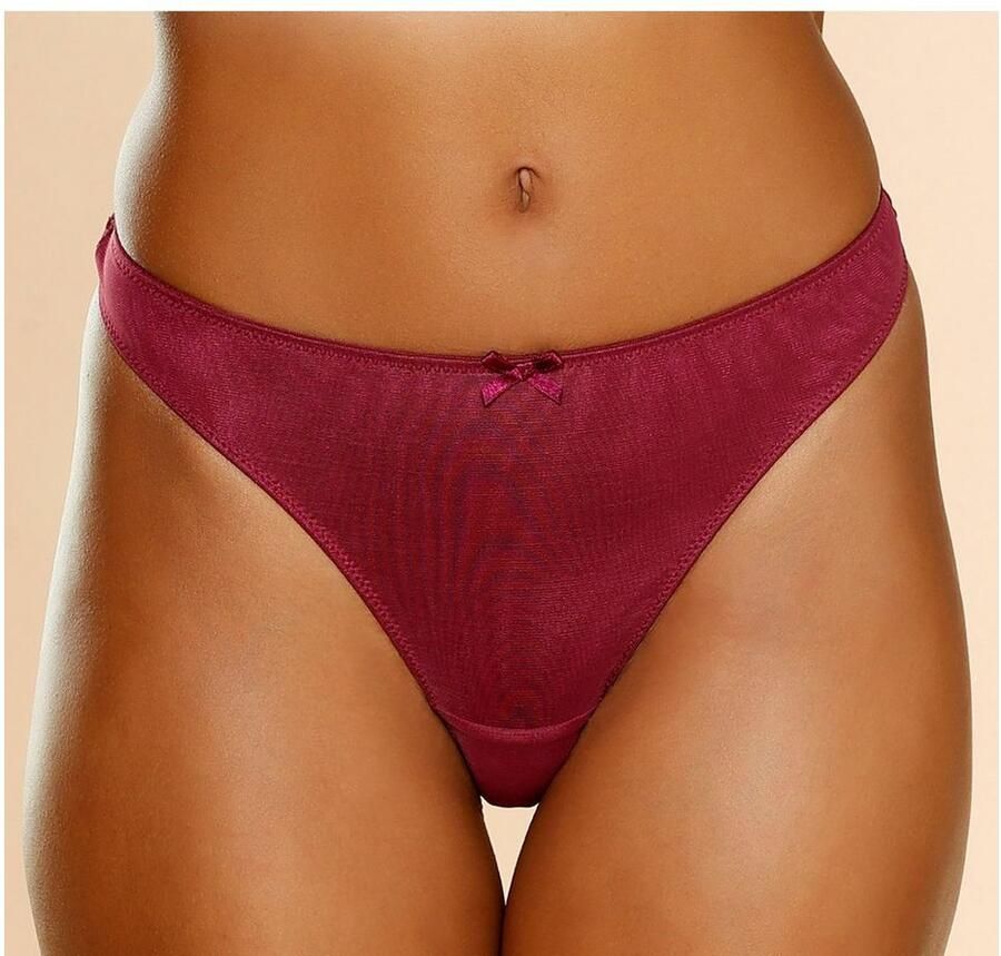 Petite fleur String met kant achter (3 stuks) - Foto 2