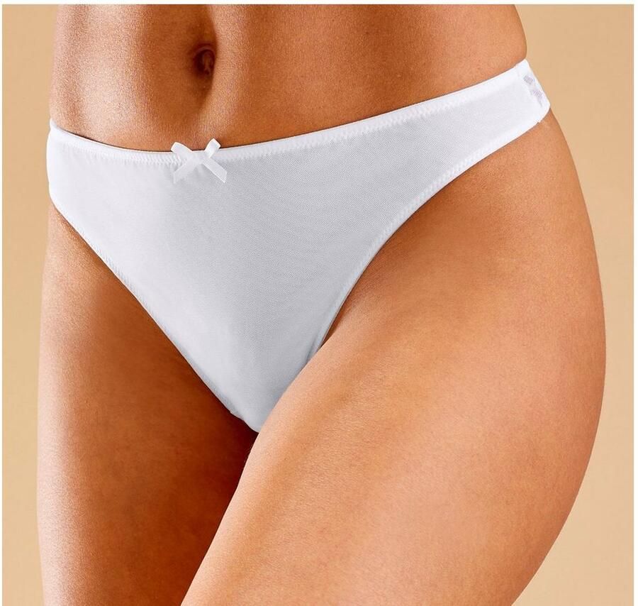 Petite fleur String met kant achter (3 stuks) - Foto 4