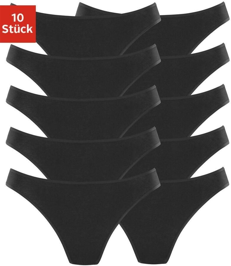 Petite fleur String van elastisch katoen (set 10 stuks 10 stuks) - Foto 4