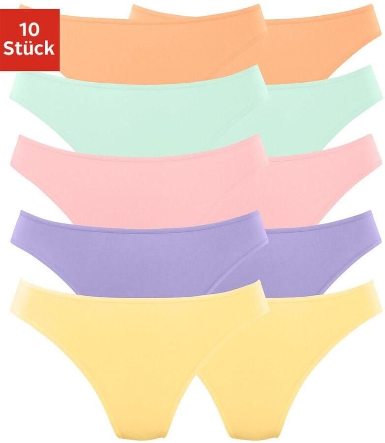 Petite fleur String van elastisch katoen (set 10 stuks 10 stuks) - Foto 4