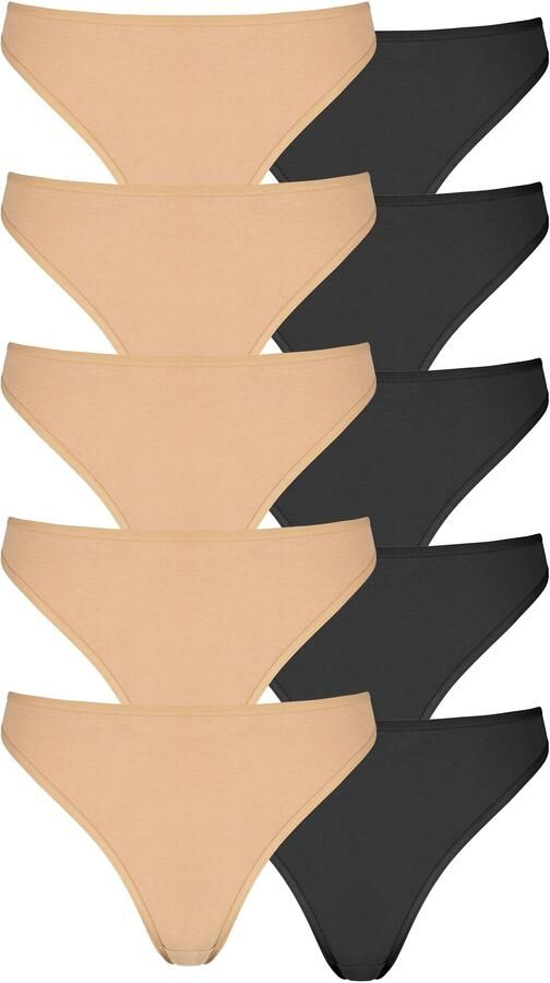 Petite fleur String van elastisch katoen (set 10 stuks 10 stuks) - Foto 2