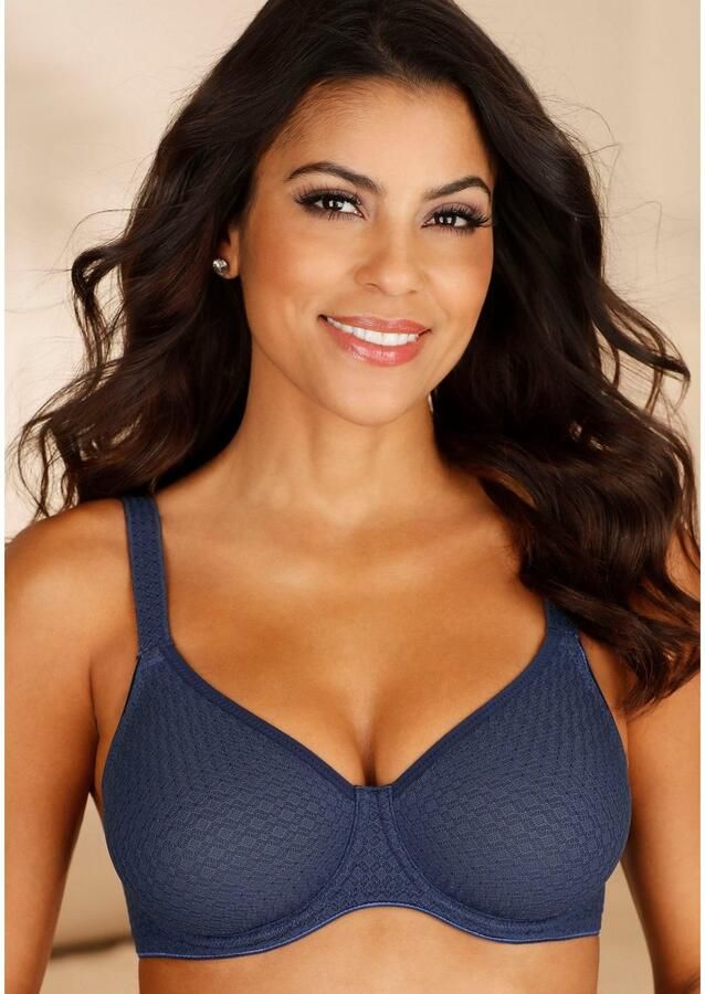 Petite fleur T-shirt-bh met beugel en grafische kant basic dessous (Set van 2) - Foto 2