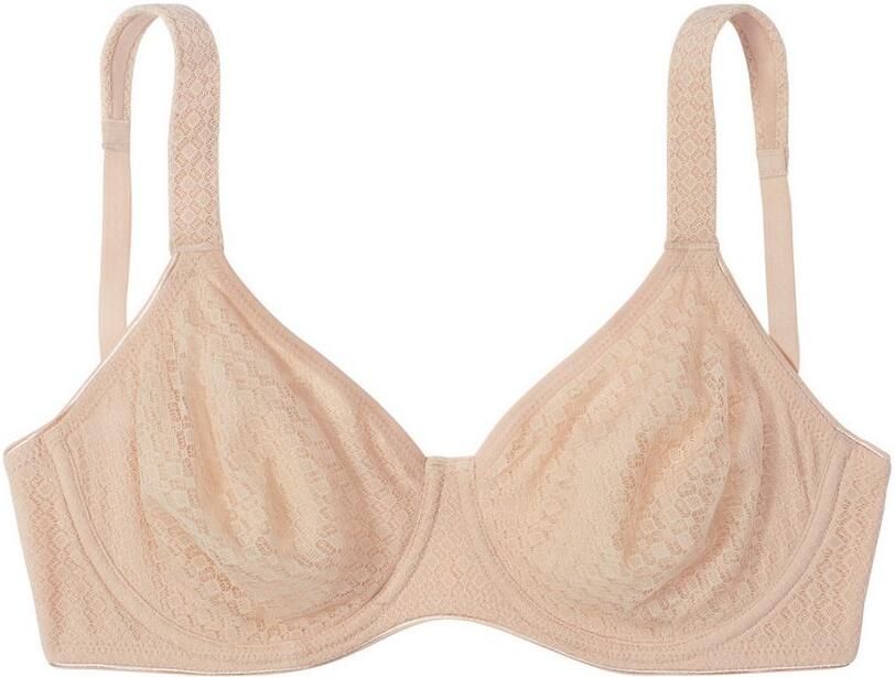 Petite fleur T-shirt-bh met beugel en grafische kant basic dessous (Set van 2) - Foto 5