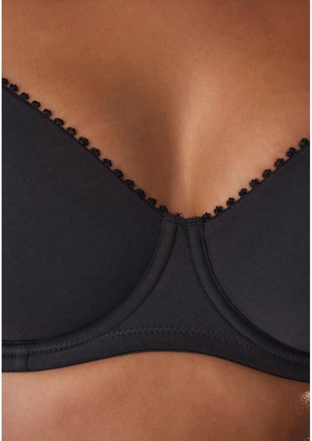 Petite fleur T-shirt-bh met beugel van zachte katoenkwaliteit (Set van 2)