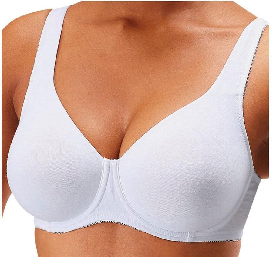 Petite fleur T-shirt-bh met beugel zonder vullingen (Set van 2) - Foto 2